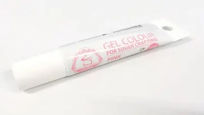 Gelová barva růžová v tubě 20 g – Food Colours