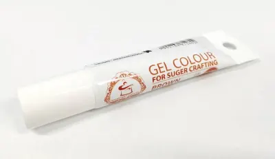 Gelová barva hnědá v tubě 20 g – Food Colours