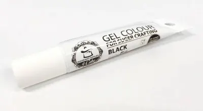Gelová barva černá v tubě 20 g – Food Colours
