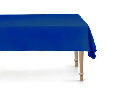 Ubrus tmavě modrý omyvatelný 137 × 183 cm – Party Deco