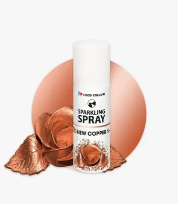 Měděná barva ve spreji New Copper 50 ml – Food Colours