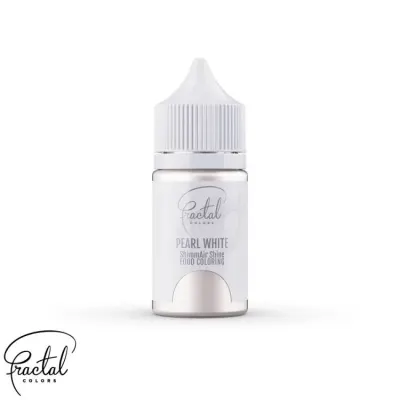 Airbrush perleťová barva tekutá Pearl White 33 g – Fractal Colors