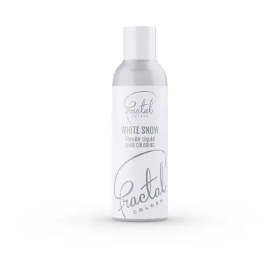 Tekutá airbrush barva White Snow 100 ml – Fractal Colors