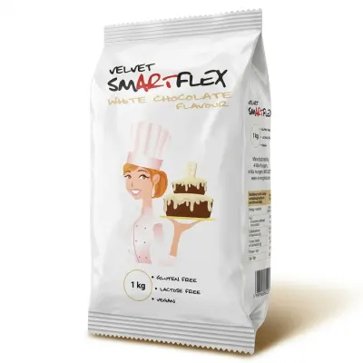 Fondán Smartflex Velvet bílá čokoláda 1 kg – 4-Mix
