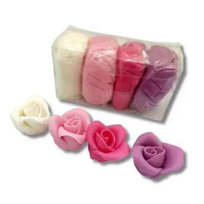 Sada fondánových hmot fialová, růžová a bílá 4×100 g – SweetArt