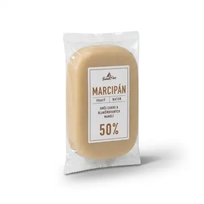 Pravý marcipán 50% mandlí 150 g – SweetArt