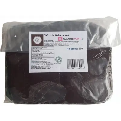 Potahovací hmota čokoládová K2 na dorty 1kg – K2