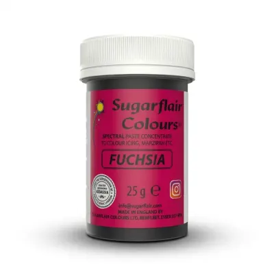 Gelová barva sytě růžová (fuchsia) 25 g – Sugarflair