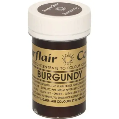Gelová barva burgundy 25 g – Sugarflair