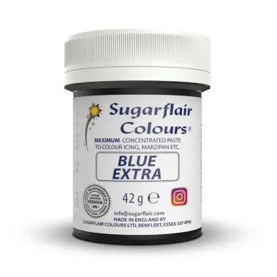 Gelová barva Extra Blue sytě modrá 42 g – Sugarflair