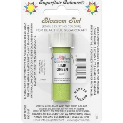 Jedlá prachová barva Lime Green 7 ml – Sugarflair