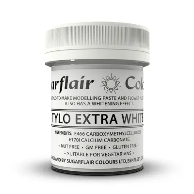 TYLO Extra White zahušťovadlo do potahovacích hmot 50 g – Sugarflair