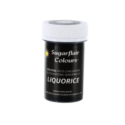 Gelová potravinářská barva černá Liquorice 25 g – Sugarflair