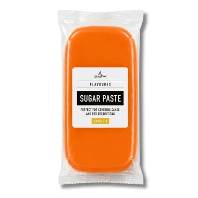 Oranžový potahovací fondán s vanilkovým aroma 1 kg – SweetArt