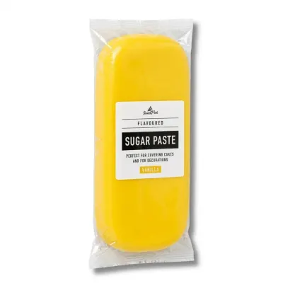 Potahovací fondán žlutý vanilkový 1 kg – SweetArt