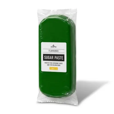 Potahovací fondán tmavě zelený vanilkový 1 kg – SweetArt