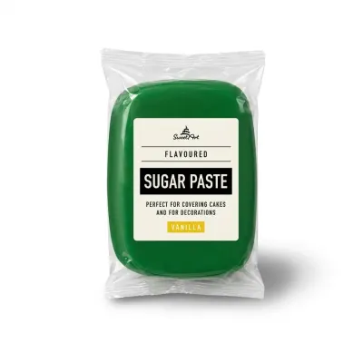 Fondán na dort tmavě zelený vanilkový 250 g – SweetArt