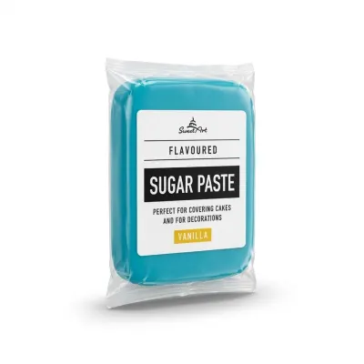 Fondán neonově modrý vanilkový 250 g – SweetArt