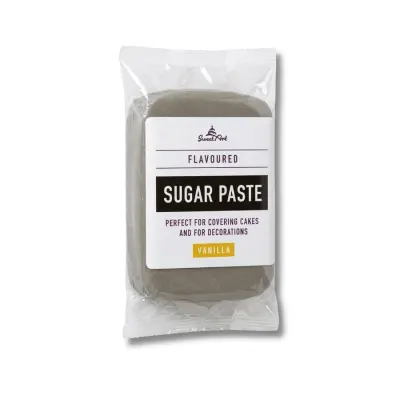 Fondán šedý vanilkový 250 g – SweetArt
