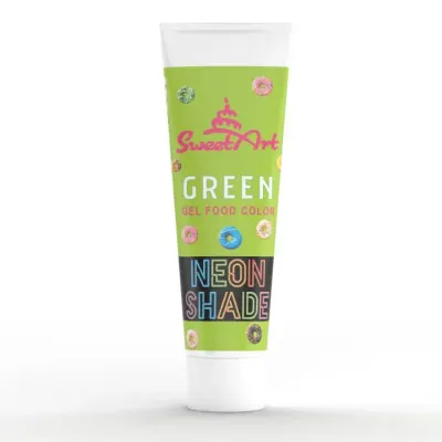Gelová barva s neonovým efektem zelená 30 g – SweetArt