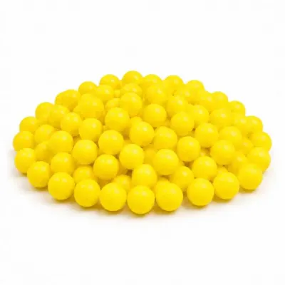 Cukrové perly žluté 7 mm 80 g – SweetArt