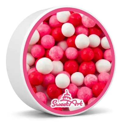 Cukrové perly Love mix 7 mm 80 g – SweetArt