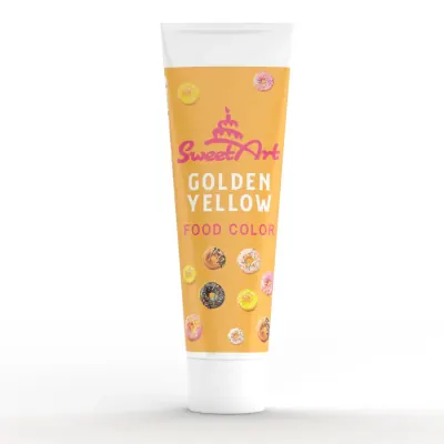 Gelová barva Golden Yellow tuba 30 g – SweetArt