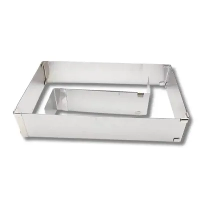 Nastavitelný ráfek čtverec a obdélník 18–34 x 28–54 cm (v. 8 cm)