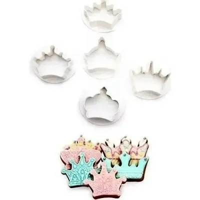 Sada vykrajovátek Korunky 4,4–5,2 cm (5 ks)