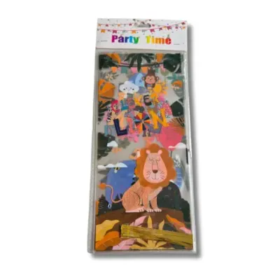 Celofánový sáček Safari 12,5 x 27 cm (12 ks)