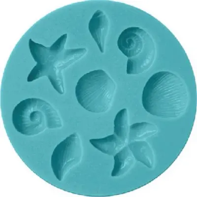 Silikonová formička mušle 1,5x2,5 cm – Cakesicq