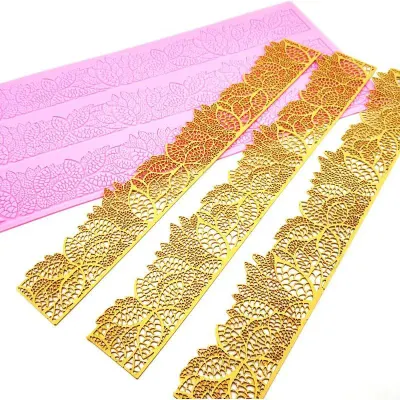 Silikonová forma na jedlou krajku 39x19,5 cm – Cakesicq