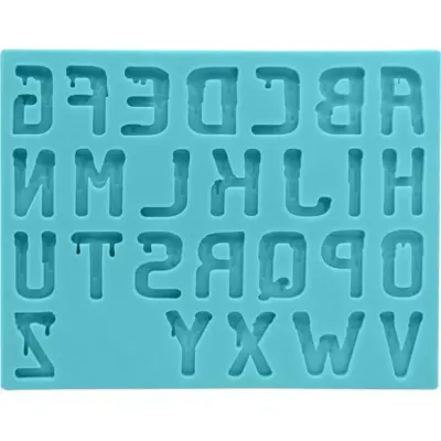 Silikonová formička abeceda horor 15x11,5 cm – Cakesicq