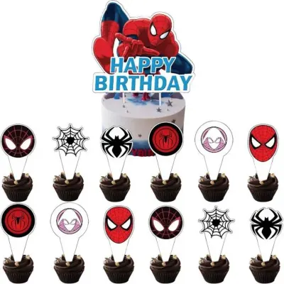 Zápich do dortu a muffinů Spiderman – Cakesicq