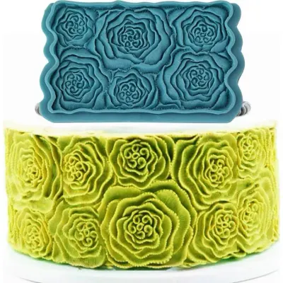 Silikonová formička na povrchy růže 17,5x10,5 cm – Cakesicq