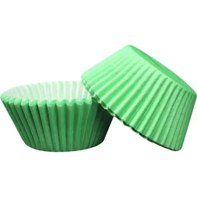Cukrářské košíčky zelené 50 × 30 mm 50 ks – Cakesicq