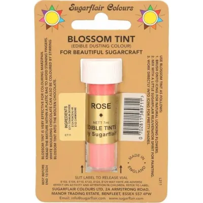 Jedlá prachová barva Rose 7 ml – Sugarflair
