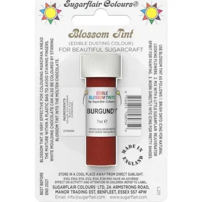 Jedlá prachová barva Burgundy 7 ml – Sugarflair