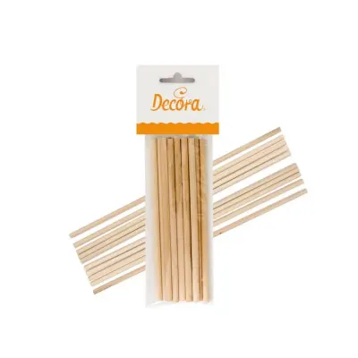 Dřevěné sloupky Decora 16 cm (12 ks)