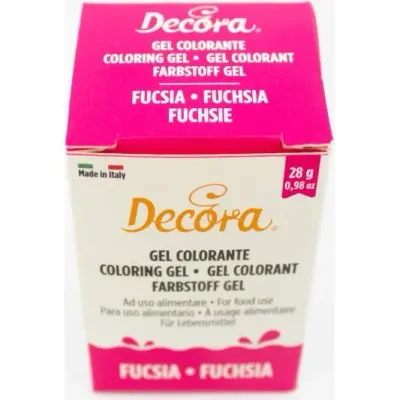 Gelová barva fuchsia 28g – Decora