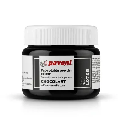 Barva na čokoládu černá 40 g – PAVONI