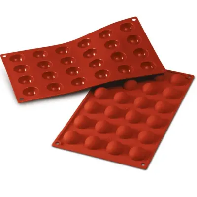 Silikonová forma na polokoule 3 cm (24 ks) – Silikomart