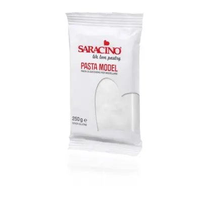 Modelovací hmota na figurky a květiny bílá 250 g – Saracino