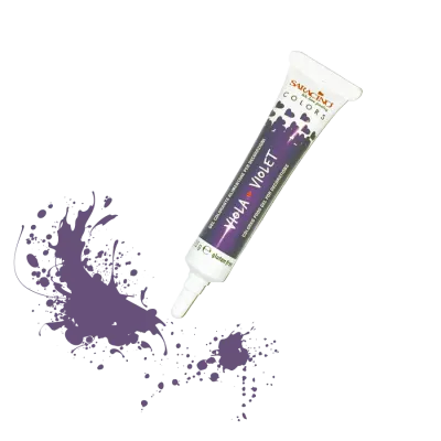Gelová barva fialová 20 g – Saracino