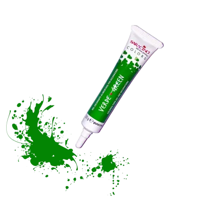 Gelová barva zelená 20 g – Saracino