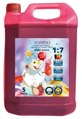 Sirup na ledovou tříšť dračí ovoce 5 l – TONINO