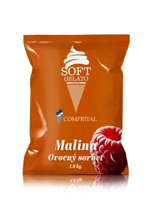 Směs na točený sorbet s příchutí maliny 1,6 kg – COMPRITAL