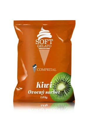 Směs na točenou zmrzlinu sorbet kiwi 1,6 kg – COMPRITAL