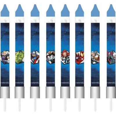 Dortové svíčky Avengers 9 cm – Dekora