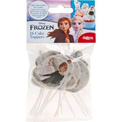 Zápich do dortu Frozen, 16 ks – Dekora